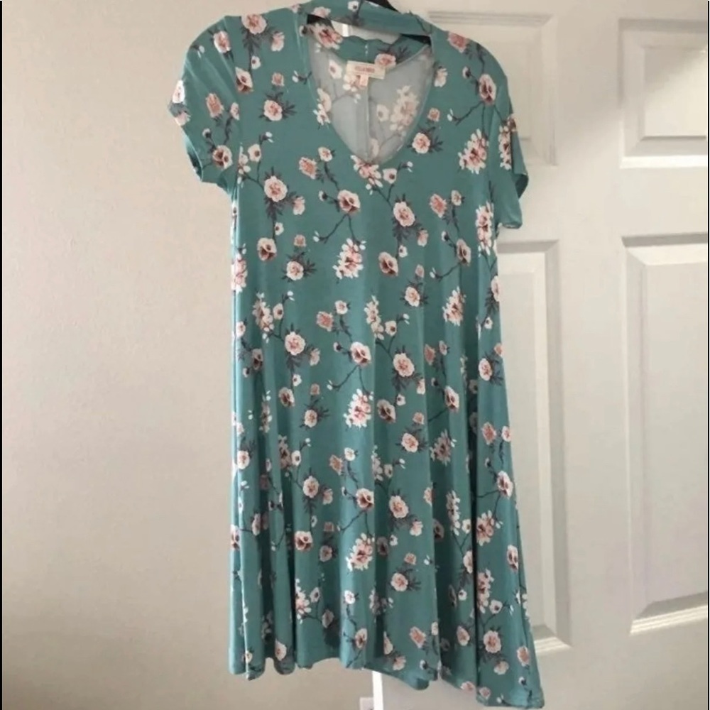 Floral mini dress